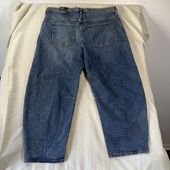 NWT GAP Barrel Jeans Size 20/35R Relaxed Fit High Rise Tapered Boho Skater - Picture 8 of 12